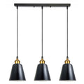 3 Head Black Vintage Industrial Ceiling Hanging Light Shade Loft Style Metal Ceiling Pendant~4059