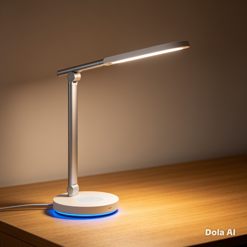 Wireless Charging LED Desk Lamp