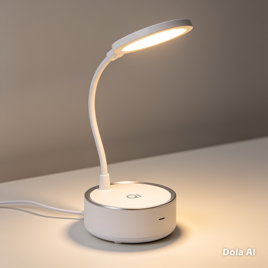 Wireless Charging LED Desk Lamp