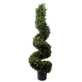 Leaf 120cm Spiral Boxwood Artificial Tree UV Resistant Outdoor