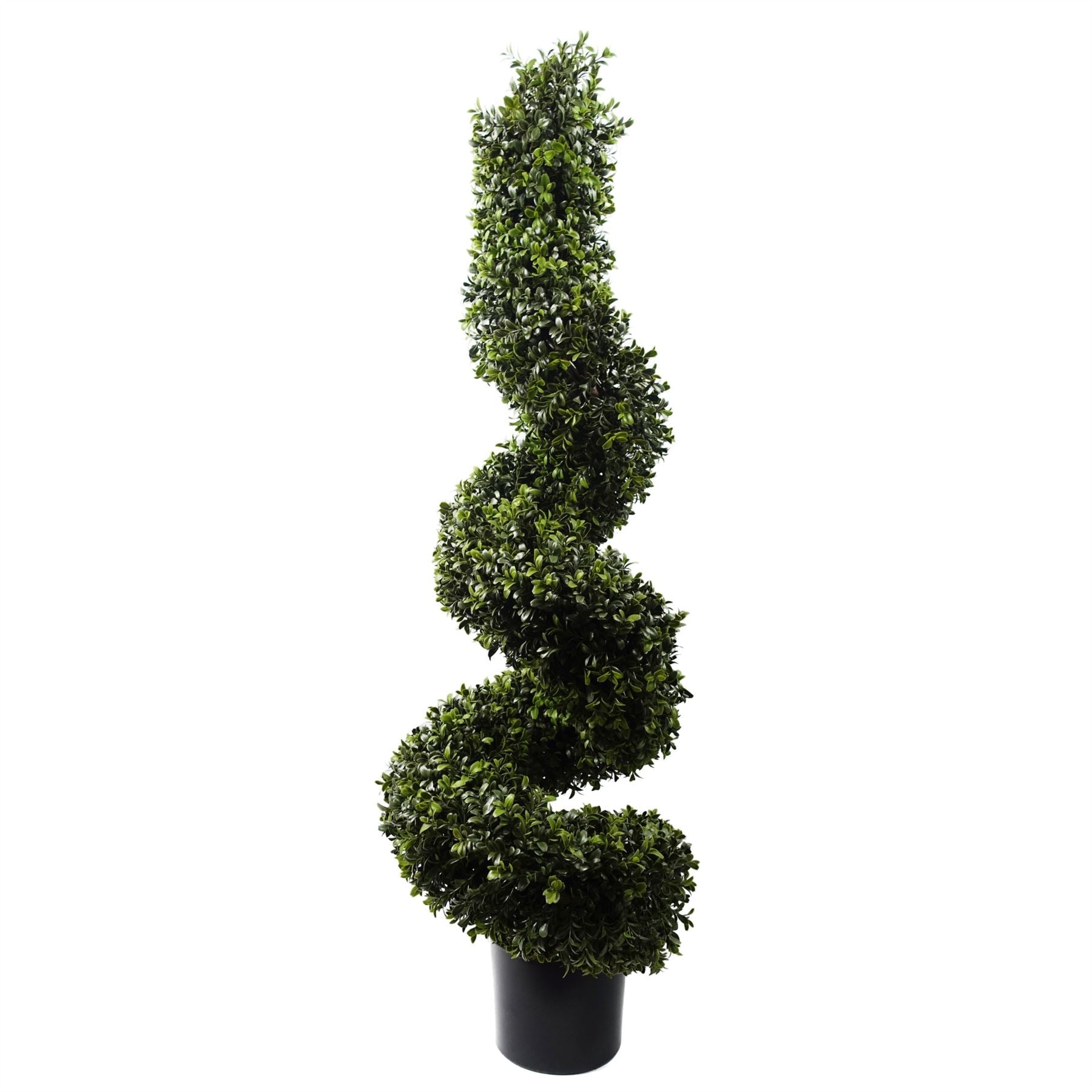 Leaf 120cm Spiral Boxwood Artificial Tree UV Resistant Outdoor