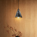 Hanging Cone Shaped Pendant Light Fixture,Brushed Silver Colour Lampshade~4407