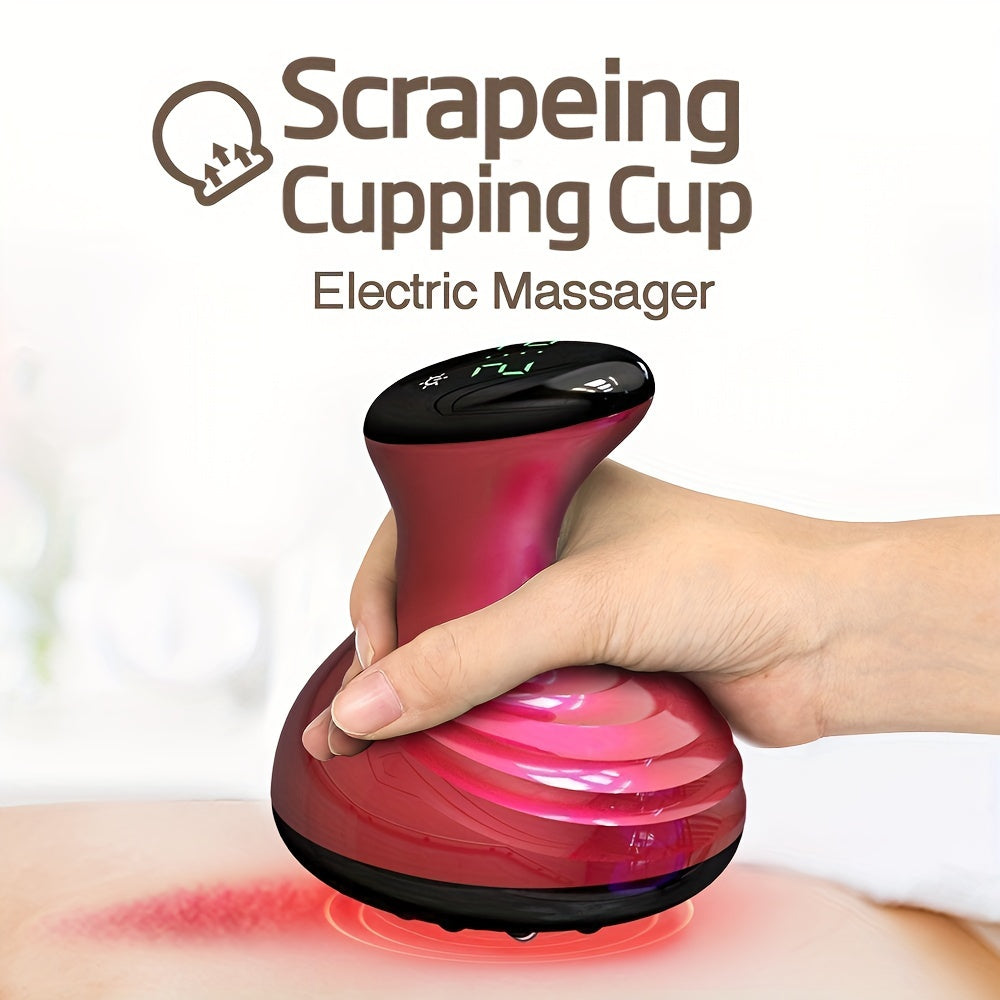 Intelligent Vacuum Cupping Massage Device - Red
