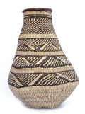 Tonga Buhera Natural Patterned Basket Vase - Various Sizes