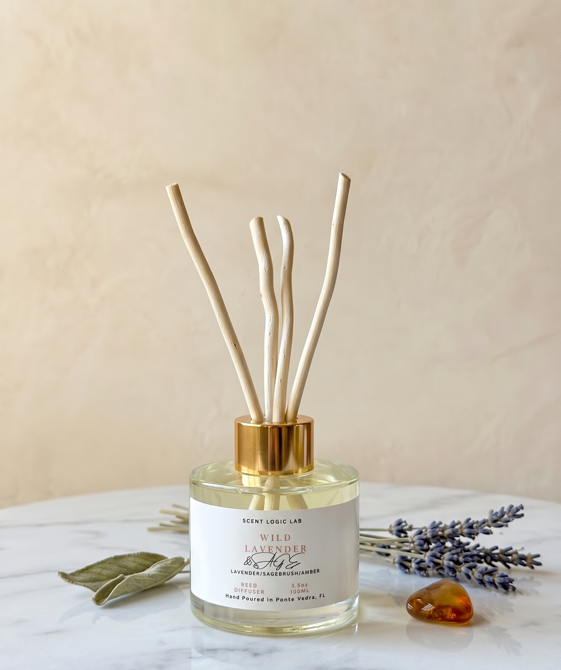 Wild Lavender Reed Diffuser | Hand-Poured Home Fragrance
