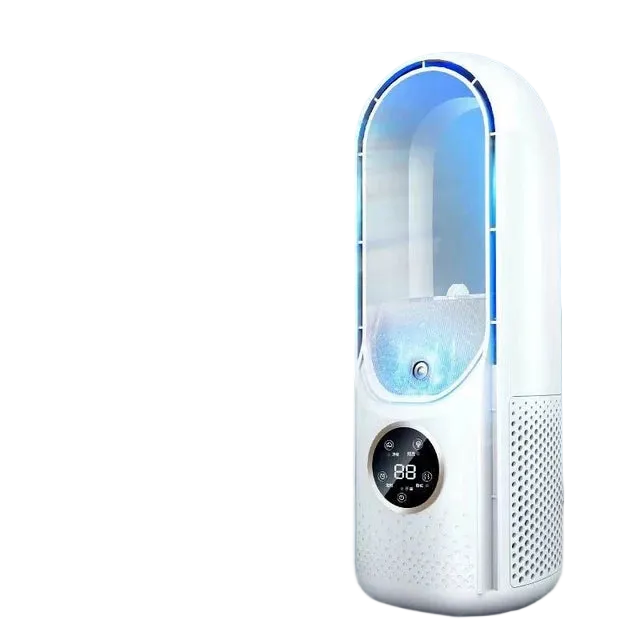 NNEOBA Portable USB Bladeless Air Cooler Fan with Humidifier