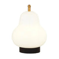 Elegant LED Cream Pear Table Lamp