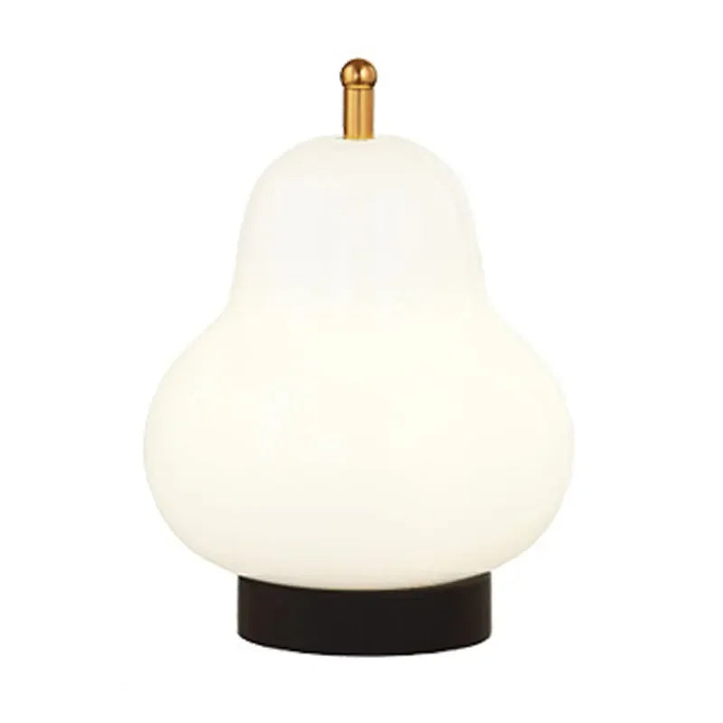 Elegant LED Cream Pear Table Lamp