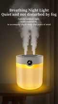 NNEDSZ 2000ML Large Capacity Humidifier with LED Display - Silent Cool Mist Air Humidifier for Home and Office
