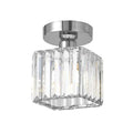 Square Glass Semi Flush Mount Ceiling Light ~4506